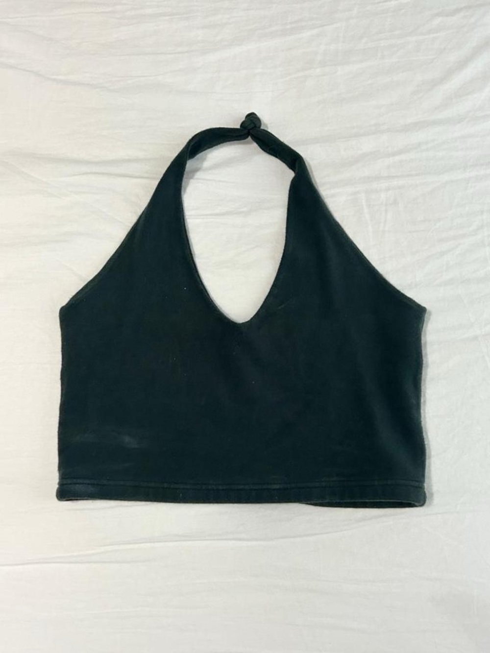 brandy green halter tank